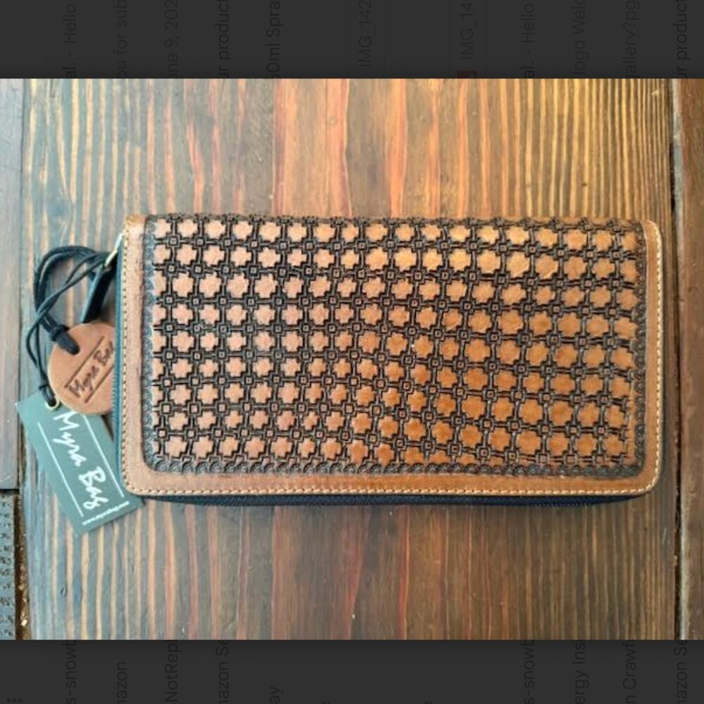 Myra NEW Robyn Rodeo Leather Wallet Purse Coin Western New with Tags!
